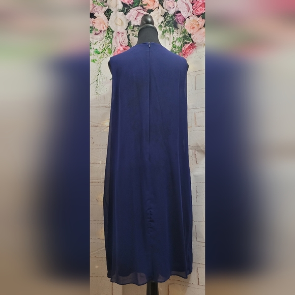 JBS sleeveless evening dress Navy/indigo - Picture 3 of 4